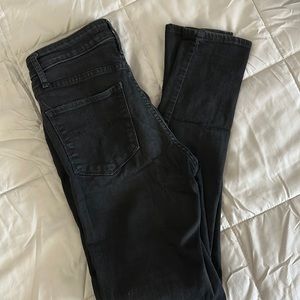 Women’s Levi’s 721 high rise black skinny jeans